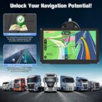 GPS Navigator for Car and Truck, 7 Inch Touchscreen, 2026 North America Maps, Voice Guidance, Speed Limit Warning, USB Connectivity - Image 6