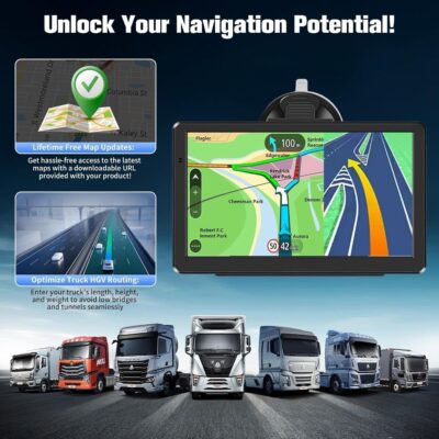 GPS Navigator for Car and Truck, 7 Inch Touchscreen, 2026 North America Maps, Voice Guidance, Speed Limit Warning, USB Connectivity - Image 6