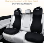 FLORICH Car Seat Cushion and Lumbar Support Headrest Pillow Memory Foam Ergonomic Car Cushion Back Neck Support Pillow Sciatica & Back & Tailbone Pain Relief Cushion for Car Seat Driving, Black - Image 8