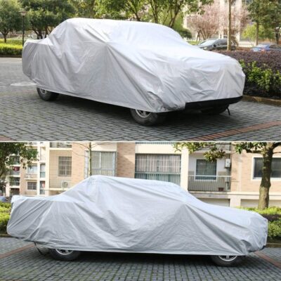 Kayme 6 Layers Truck Cover Waterproof All Weather - See Vehicle Size Chart - Heavy Duty Outdoor Pickup Cover Sun Uv Rain Protection, Universal Fit Most Extended Cab Long Bed, Length Up to 248 inch. - Image 7