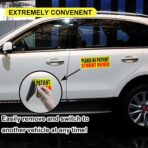 3pcs Student Drive Magnet for Car, Please Be Patient Student Driver, New Drivers Sticker, Reusable Magnetic Reflective Rookie Driver Bumper Sticker - Image 4