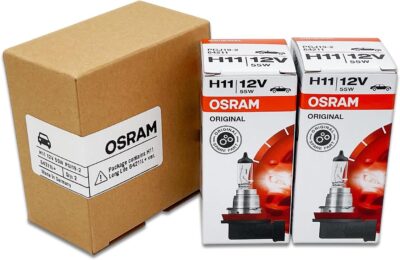 OSRAM H11 OEM Original Standard Halogen Headlight Bulbs 12V 55W 64211L+ (Long Life) Made in Germany | Pack of 2 - Image 4