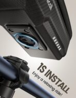 Lamicall 2 Pack Bike Frame Bag Waterproof - [1s Release] [2 in 1] Bike Phone Bag, Bike Phone Holder Mount, Bicycle Top Tube Bag, Cycling Pouch with Rain Cover, Bike Accessories for Phones Under 7" - Image 4