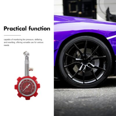 Heavy Duty Metal Tire Pressure Gauge Digital Measurement Tool for Cars Trucks Bikes with High Accuracy Air Pressure Monitoring - Image 9
