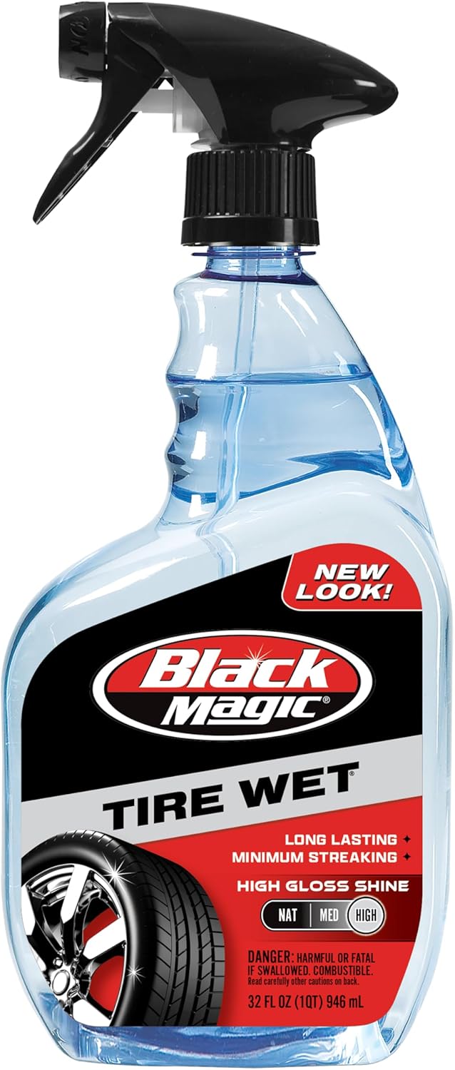 7133lwmGw9L._AC_SL1500_.jpg Black Magic 22320 'Tire Shine' Tire Wet - 32 oz. - Image 1