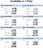 Wigoo 2025 Upgrade Car Windshield Sun Shade [100% Light Block, 4th-Gen Cooling Tech] Foldable Heat Insulation Interior Sun Visor with Storage Bag for Sedans/SUVs/Hatchbacks (M (64"x32") - Image 4