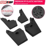 Mud Flaps Compatible with 2024 2025 2026 Toyota Tacoma Without Fender Flare Mud Guards Front & Rear No Drilling 4PCS Splash Guards Fender Flares All Weather Protection 2025 Tacoma Accessories - Image 3