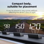 Heads up Display for Cars Car HUD M4, Digital Speedometer for Car OBD2 Speedometer with Speed, Voltage, Water Temperature, etc., Suitable for Some Vehicles' speedometers after 2009 - Image 6