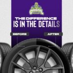 Untouchable Tire Shine Spray – Long-Lasting Wet Tire Finish for Deep Gloss & Protection – Waterproof Tire Shine, Easy Application, Premium Tire Cleaner Shine - Image 2