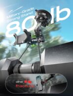 MAGIC JOHN Car Phone Holder, Ultra-Durable Mteal Phone Holders for Your Car, 360° Rotation Cell Phone Car Mount for Windshield, Suction Cup Car Phone Mount for iPhone Samsung All Smartphone - Image 4