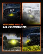 SEALIGHT 9006 LED Fog Light Bulbs Yellow, 600% Brightness 9006 HB4 LED Fog Light, 3000K Amber Strong Penetration 9006 Fog Light Led Bulb Yellow Replacement for Cars,Trucks(Pack of 2) - Image 6