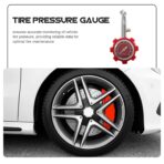 Heavy Duty Metal Tire Pressure Gauge Digital Measurement Tool for Cars Trucks Bikes with High Accuracy Air Pressure Monitoring - Image 6