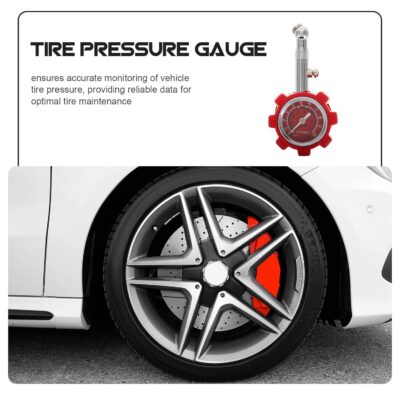 Heavy Duty Metal Tire Pressure Gauge Digital Measurement Tool for Cars Trucks Bikes with High Accuracy Air Pressure Monitoring - Image 6