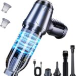 Handheld Vacuum Cordless Hand Rechargeable Car Vacuums with Best Suction Held, 18000Pa Strong Suction, Pumping and Inhaling, Low Noise, for Home and Car