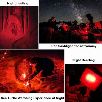 Multicolor Headlamp Flashlight 1000 Lumen Waterproof Zoomable Led Headlight with White Red Green Blue Light - Image 6