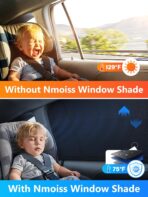 Breathable Mesh Camping Car Window Shades (2 Pack) – Ice Crystal Cooling Fabric, UPF50+ UV Protection, Breathable Mesh Privacy Screen & Bug-Proof Window Screen for SUV/Minivan/Sedan - Image 2