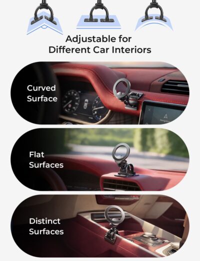 LISEN for MagSafe Car Mount, [Upgrade 2026 Ultra Magnets] Magnetic Phone Holder for Your Car Cell Phone Holde Mount for Air Vent Car Accessories fit iPhone 17 16 15 14 13 12 Pro Max Plus Mini - Image 4