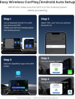 Magic AI Box, Wireless CarPlay/Android Auto Adapter, Car Video Box Supports for Netflix/YouTube/TikTok/TF Card, DriveChat AI Smart Box with GPS/Dual Bluetooth - Image 7