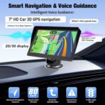 GPS Navigator for Car and Truck, 7 Inch Touchscreen, 2026 North America Maps, Voice Guidance, Speed Limit Warning, USB Connectivity - Image 4