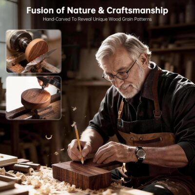 Littlelucky Car Air Freshener, 2 PCS North America Walnut Wood, Car Air Freshener Vent Clip for Hidden Air Vent etc, 4 PCS Scent Refills, 2 Natural Plant Extract Fragrance Long-lasting for 120 Days - Image 6