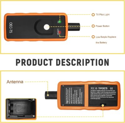 Universal TPMS Relearn Tool, TPMS Relearn Tool Tire Sensor, Auto Tire Pressure Monitor Sensor Activation Reset Tool, OEC-T5 for GM Buick Chevy Series Vehicles - Image 5