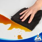 MR.SIGA Microfiber Cleaning Cloth, All-Purpose Microfiber Towels, Streak Free Cleaning Rags, Pack of 12, Black, Size 32 x 32 cm(12.6 x 12.6 inch) - Image 3