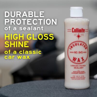 Collinite 845 Insulator Wax-Easy to Use Carnauba+Polymer Wax Sealant-High Gloss Shine+Durable Hydrophobic Beading & Long Lasting Paint Protection for Cars/Boats/Trucks/RVs & Motorcycles (16 fl oz) - Image 5