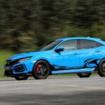 TOMALL 2Pcs 82'' Wave Flame Graphics Car Body Side Stickers Flame Racing Sports Stripe Decals for Car Universal Vinyl Waterproof Decal Decoration Accessories for Truck SUV Off-Road Vehicles (Black) - Image 4