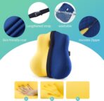 seeknow Lumbar Support for Chair Back Support for Couch Lumbar for Car Office Chair Back Cushion for Lower Back Pain Memory Foam Back Rest for Desk Chair, Recliner, Car Seats - Image 3