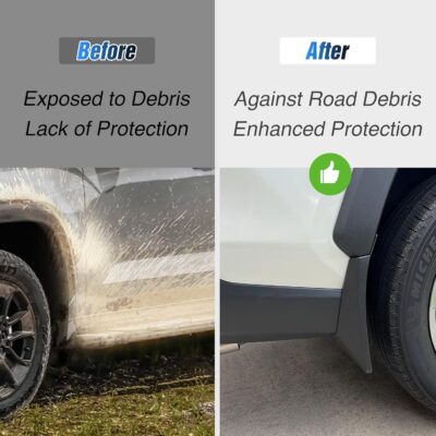 Nilight Mud Flaps for Toyota RAV4 2019 2020 2021 2022 2023 2024 2025 2026, Easy Installation Precision Fit Exterior Accessories Heavy-Duty Splash Guards Protection, Front & Rear Set - Image 2