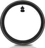 Haokay Heavy Duty Pure Cowhide Steering Wheel Cover, Black Genuine Leather Steering Wheel Cover Men Women Universal 14.5 to 15 Inch - Image 2