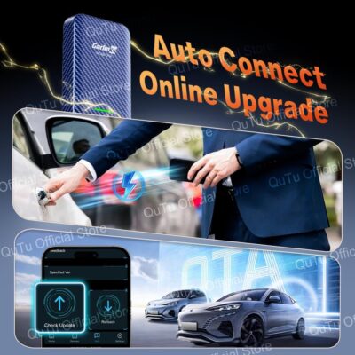 CarlinKit 4.0 Wireless CarPlay 2026 Apple - Wireless CarPlay Adapter for OEM Factory Wired CarPla y Cars 2 in 1. Plug & Play, Wired to Wireles s, Auto Connect, Online Upgrade, 5.8GHz Wi-Fi GPS - Image 9