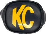 KC HiLiTES 5303 3"" Rectangle Black with Yellow KC Light Covers - Pair"