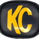 KC HiLiTES 5303 3"" Rectangle Black with Yellow KC Light Covers - Pair"