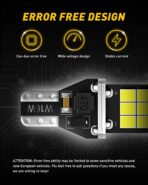 AUXITO 912 921 LED Bulb for Backup Light Reverse Lights High Power 2835 15-SMD Chipsets Error Free T15 906 922 W16W Bulbs, 6000K White, Exterior Light Bulbs (Upgraded, Pack of 2) - Image 5