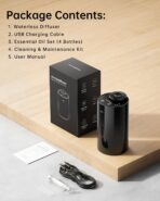 Waterless Essential Oil Diffuser with 4 x 10mL Hotel Scent Fragrance Oils, Rechargeable Car Diffuser Air Freshener Machine, 3 Timer & 3 Mist Modes, Aromatherapy Kit for Home - Image 9