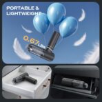 Hand Held Vacuum Cordless Rechargeable: 15000PA Powerful Suction Hand Held Car Vacuum Cleaner,1.25 lbs Lightweight & Washable Filter Air Duster and Vacuum Cleaner for Home, Car,Pets - Image 7