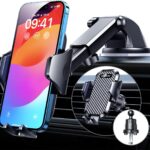 VANMASS Car Phone Holder 2026 Ultimate Military-Grade Phone Holder for Your Car Windshield Dashboard【Newest Best Strongest】 Cell Phone Car Mount for iPhone Samsung Android Speaker Mounts