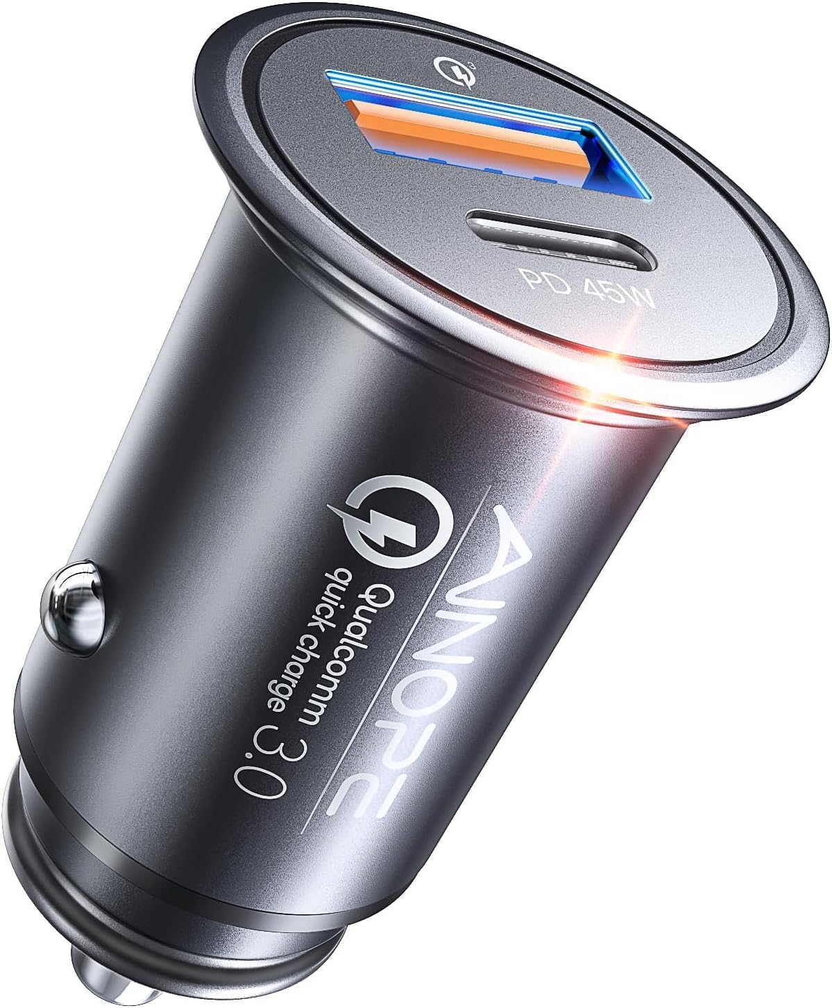 714EOYD3zoL._AC_SL1453_.jpg AINOPE 67.5W Super Mini Cigarette Lighter Adapter Car Charger USB C Fast Charging, All Metal PD&QC Type C Car Charger Adapter Outlet Plug Socket for iPhone 17 16 Pro Max 15 14 13 Air, Samsung S26 S25 - Image 1