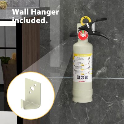 Ougist ABC Dry Powder Fire Extinguisher, 2.5lb – 1-A:10-B：C Rated for Home, Office & Vehicle, Quick Release, Easy-Grip Handle, Ideal for Electrical & Grease Fires, Car Extinguisher, Model FF1KG - Image 5