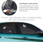 2 PCS Window Shades, Auto Front Rear Side Sun Shades for Block Heat & UV Protection, Breathable Mesh Baby Screen Covers, Universal Car Accessories (Back) - Image 5
