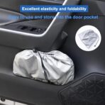 Windshield Sun Shade Compatible with 2015-2020 Ford F150 Accessories,Foldable Front Sun Visor,F-150 Sunshade,Fits Lariat,King Ranch,Platinum,XL,XLT,Limited and Raptor Model - Image 4