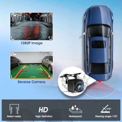 Carplay Screen for Car, 7'' Wireless CarPlay & Android Auto- Upgrade Portable Touchscreen with Bluetooth, Mirror Link, Voice Control, Hands-Free Calling Car Play Screen Stereo for All Vehicles - Image 5