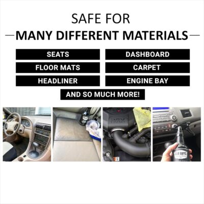 CAR GUYS Super Cleaner | Effective Car Interior Cleaner | Leather Car Seat Cleaner | Stain Remover for Carpet, Upholstery, Fabric, and Much More! | 18 Oz Kit with Microfiber Towel - Image 5