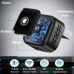 Wireless Carplay Adapter 2in1, 2026 Upgrade Wired to Wireless for CarPlay/Android Auto, WiFi 6 Mini Plug & Play, USB/Type C, Smart Button Dongle Auto-Connect for iPhone iOS 10+ Android 11+ - Image 2