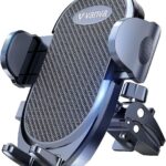 vanva Universal Air Vent Car Mount, [ Big Phones & Thick Case Friendly ] Cell Phone Holder for Car Hands Free Clamp Cradle Vehicle fit for All Apple Smartphone