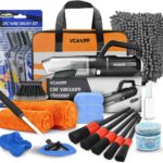 Car Cleaning kit, Car Interior Detailing kit with 10000pa Car Vacuum Cleaner, Detailing Brush Set, Wheel Brush, Windshield Cleaner Tool, Complete Auto Accessories for Men, Women