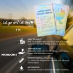 3 PCS Let Go and Let God Car Decals, Vinyl Decals for Cars, Rearview Mirror Stickers, Automotive Decals, Cute Car Accessories for Women Interior Extetior, Cute Decor for Vehicles Fits Most (White) - Image 3