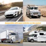 Moly Magnolia Carbon Fiber Steering Wheel Cover, Universal 15 inch Breathable Anti Slip, Fit Most Cars, Trucks, SUV (Carbon Fiber Coffee) - Image 6