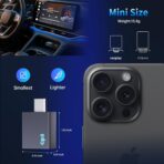 Wireless CarPlay Adapter for iPhone 2026 Upgrade - Stable Connection Convert Wired to Wireless Compatible with Cars 2018+, iOS 10+ (USB-C) - Image 7